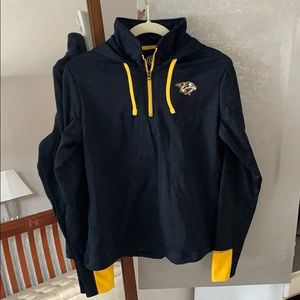 Nashville Predators Quarter Zip/Hoodie